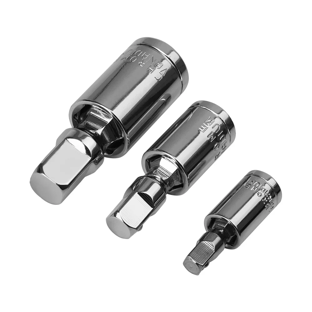 DAYFULI 1/4 &quot3/8&quot 1/2 &quotуниверсальный шарнир набор трещотки угол расширения бар