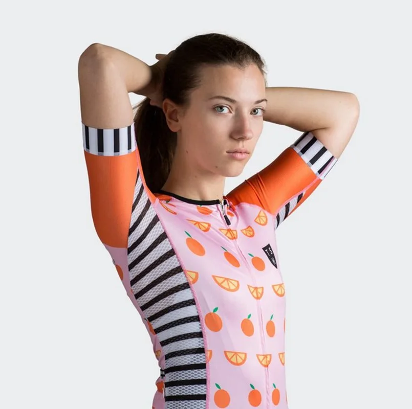 Женские Pro team дорожный мотоцикл Велоспорт Джерси 2018 для женщин команды верховой