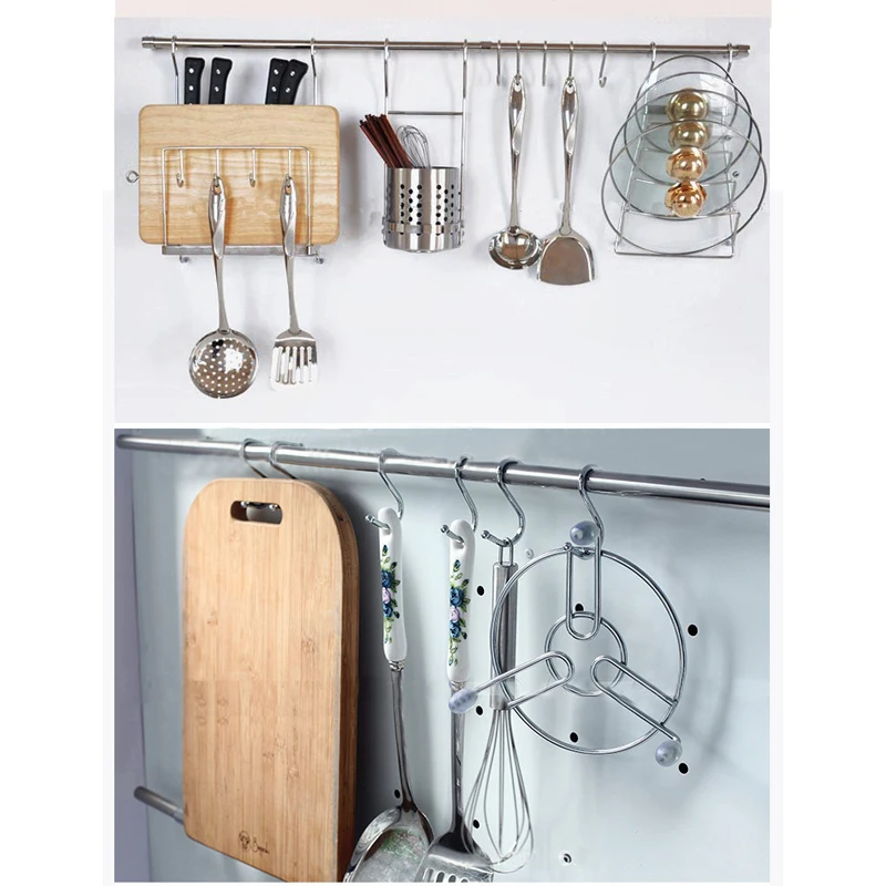 Кухонная подвесная вешалка держатели для хранения органайзер крючки пальто