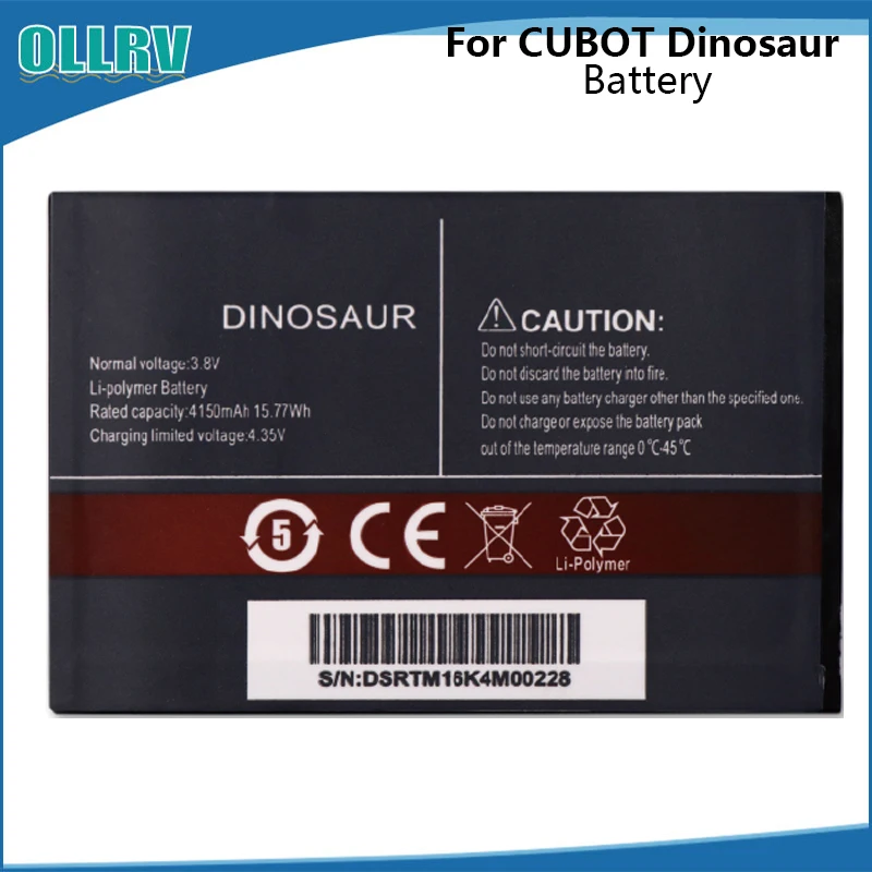 Аккумулятор для CUBOT Dinosaur Batterie Bateria Batterij аккумулятор 4150 мАч|Аккумуляторы мобильных