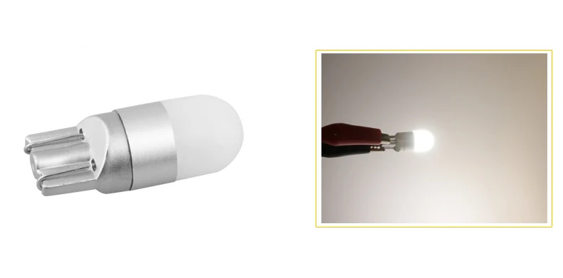 2шт 6000K белый автомобильный светильник T10 W5W Led клиновидная лампа 3030 1SMD Авто