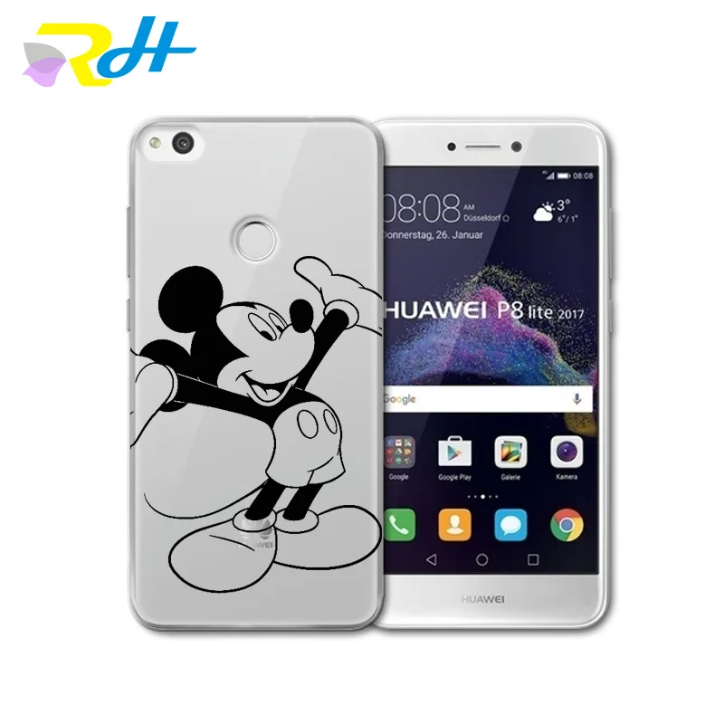 Для funda Huawei P20 Pro Coque Etui Mickey Minnie чехол для lite 2019 Модный P10 Lite P9 Plus|Чехлы-накладки| |