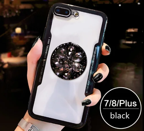 Роскошный чехол для мобильного телефона с алмазным принтом iPhone 6 6S 7 7Plus 8 8Plus X XR XS Max