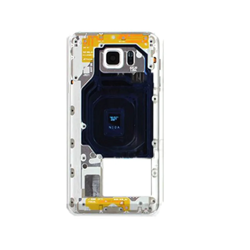 Для Galaxy Note 5 SM N920 белый/серый/золотой цвет средняя пластина рамка|Корпусы и рамки