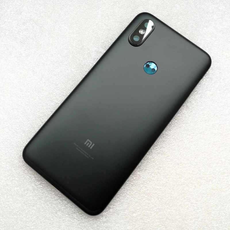 Для Xiaomi 6X/M6X/Mi6X запасных Запчасти сзади Крышка для аккумулятора корпус+ боковые ключи камера Замена объектива вспышки