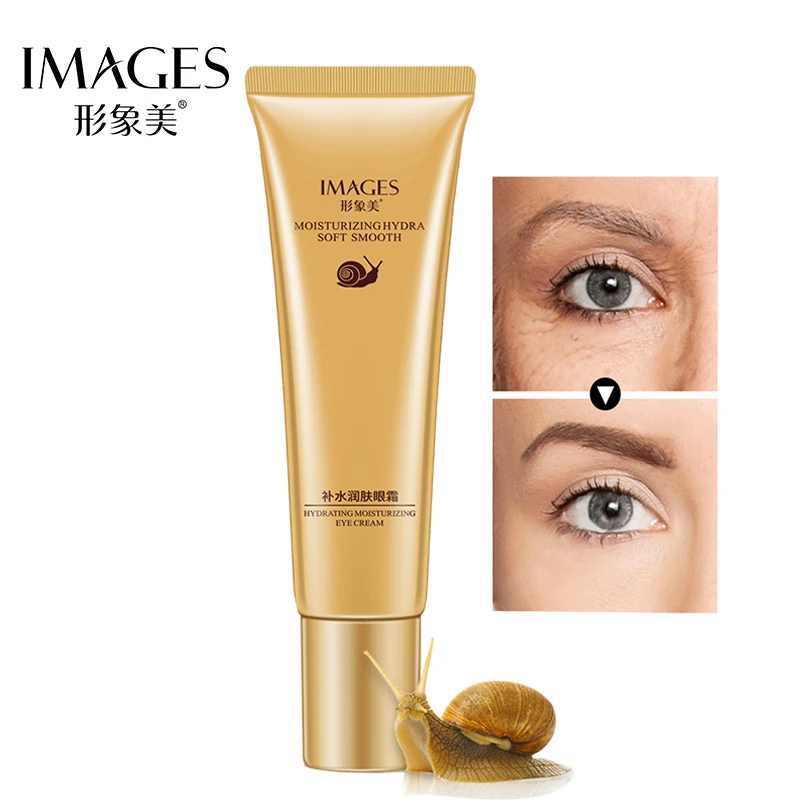 

IMAGES Snail Eye Cream Whitening Moisturizing Anti-aging Wrinkle Remove Dark Circles Snail Cream Eye care 20g