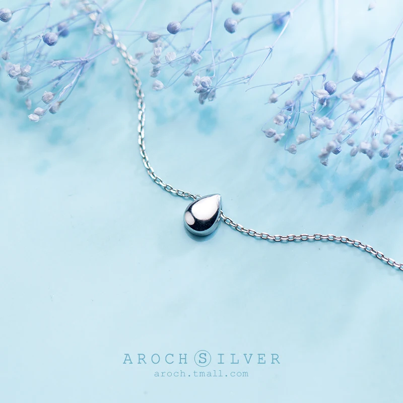 Серебряное ожерелье AROCH S925 женственное маленькое простая мини цепочка для