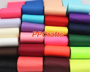 Лента Grosgrain из 100% полиэстера, экологически чистая двухсторонняя лента для украшения бантов для волос ручной работы, аксессуары для подарочной коробки сделай сам