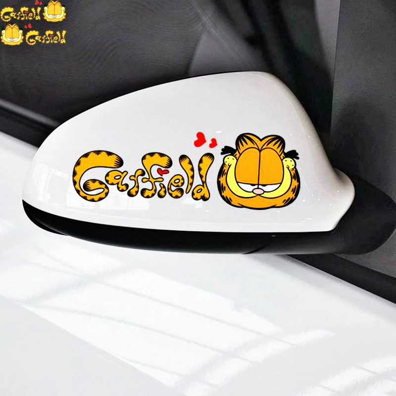 Aliauto 2 X забавная Милая Автомобильная наклейка Garfield Виниловая для Toyota Proda Corolla 2014