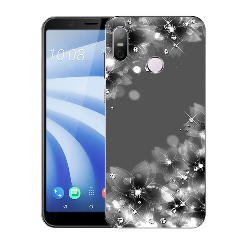 Мягкий чехол для HTC U12 life прозрачный силиконовый 6 0 дюйма задняя крышка телефона с