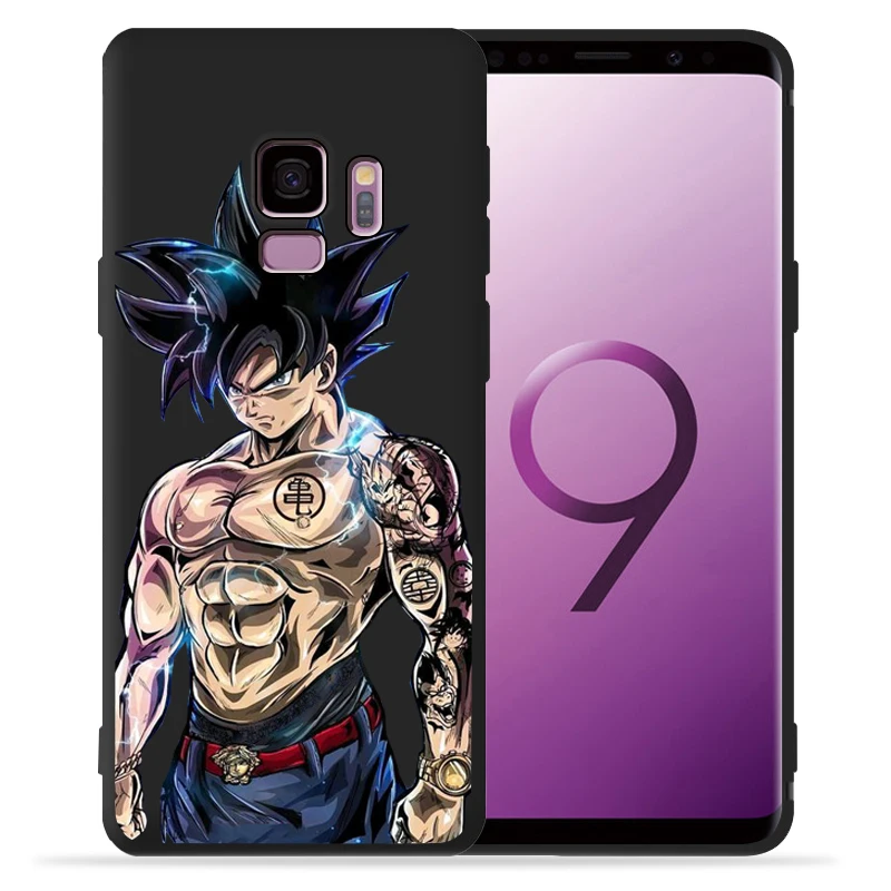 04 Dragon Ball Супер Саян Гоку Вегета Дракон Чехол для телефона для samsung Galaxy S9 S8 S10 плюс S7 S6 край S10 Lite Note9 8 крышка Etui - Цвет: 04