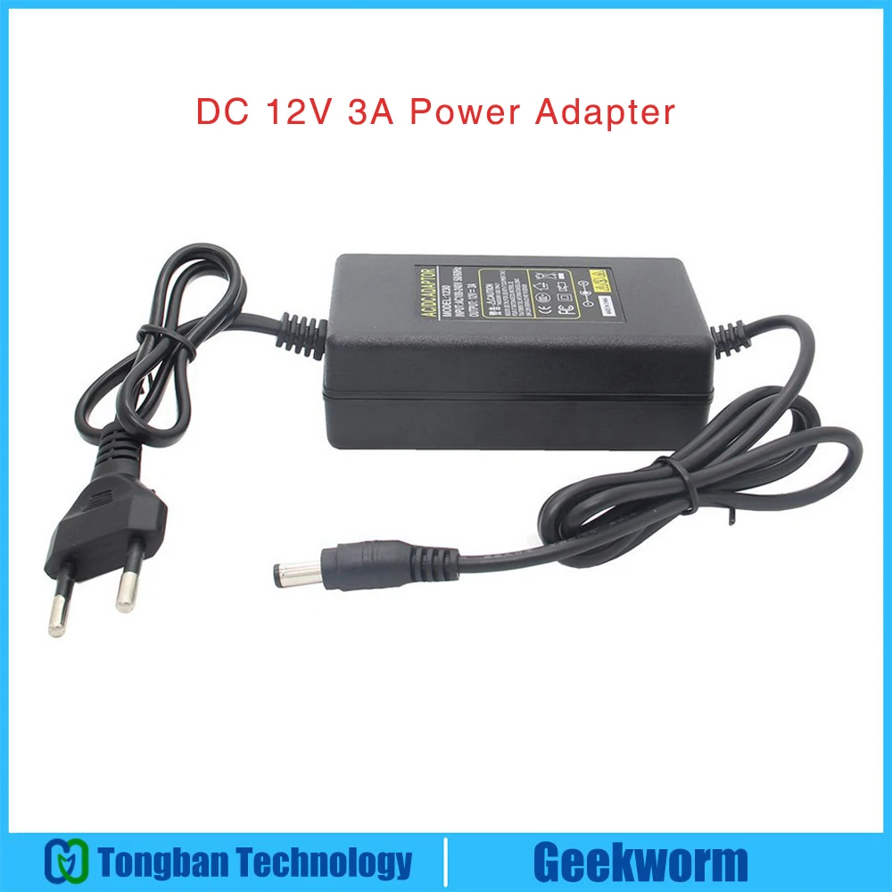 DC 12V 3A 5 5x2 Мощность адаптер/Питание для Raspberry Pi 10 дюймов Сенсорный