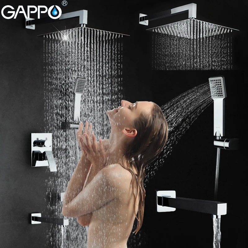 Смеситель для душа GAPPO GA7102 хромированный смеситель раковины в ванной|faucet set|shower