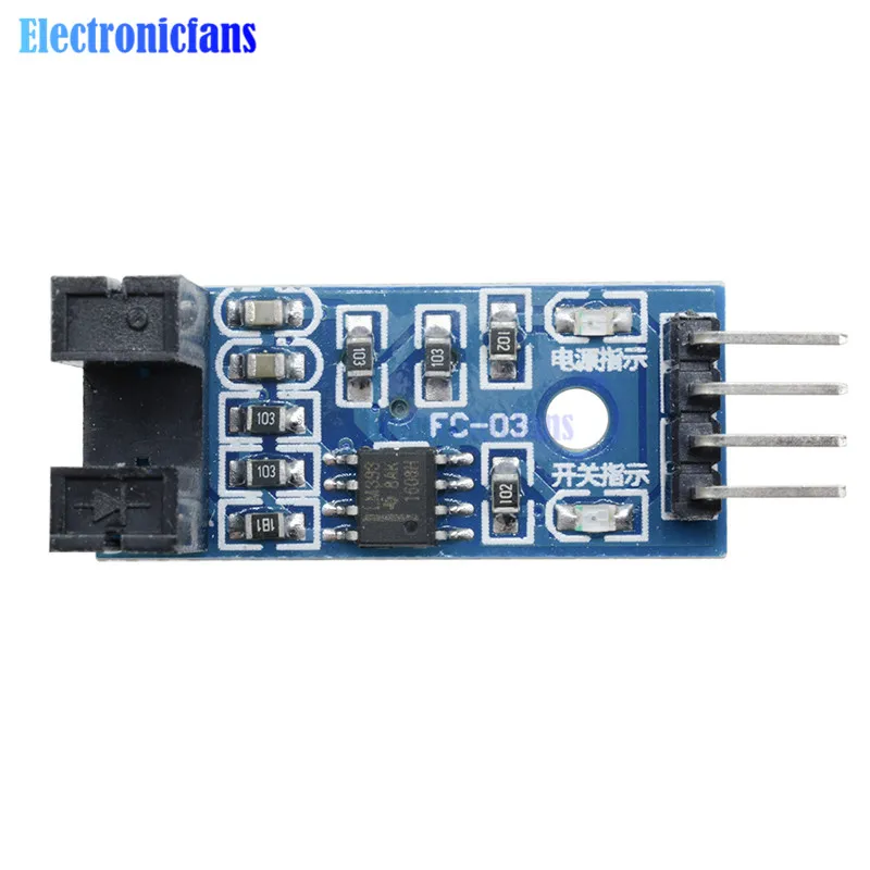 ИК Оптрон типа слота модуль датчика скорости LM393 для Arduino соединительный датчик 3