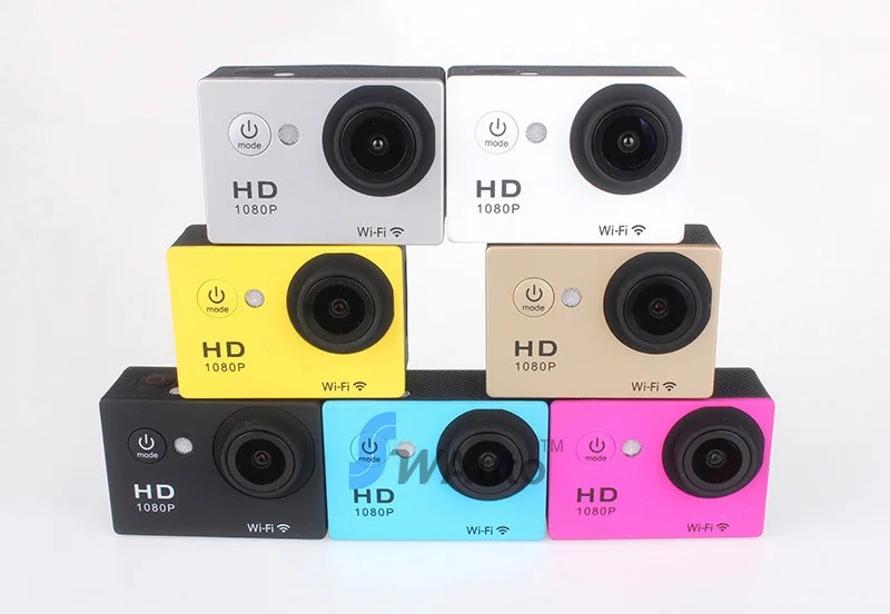 Автомобильный видеорегистратор рекордер WIFI Экшн-камера W9 12MP CMOS Full HD 1080P 30FPS 2 0