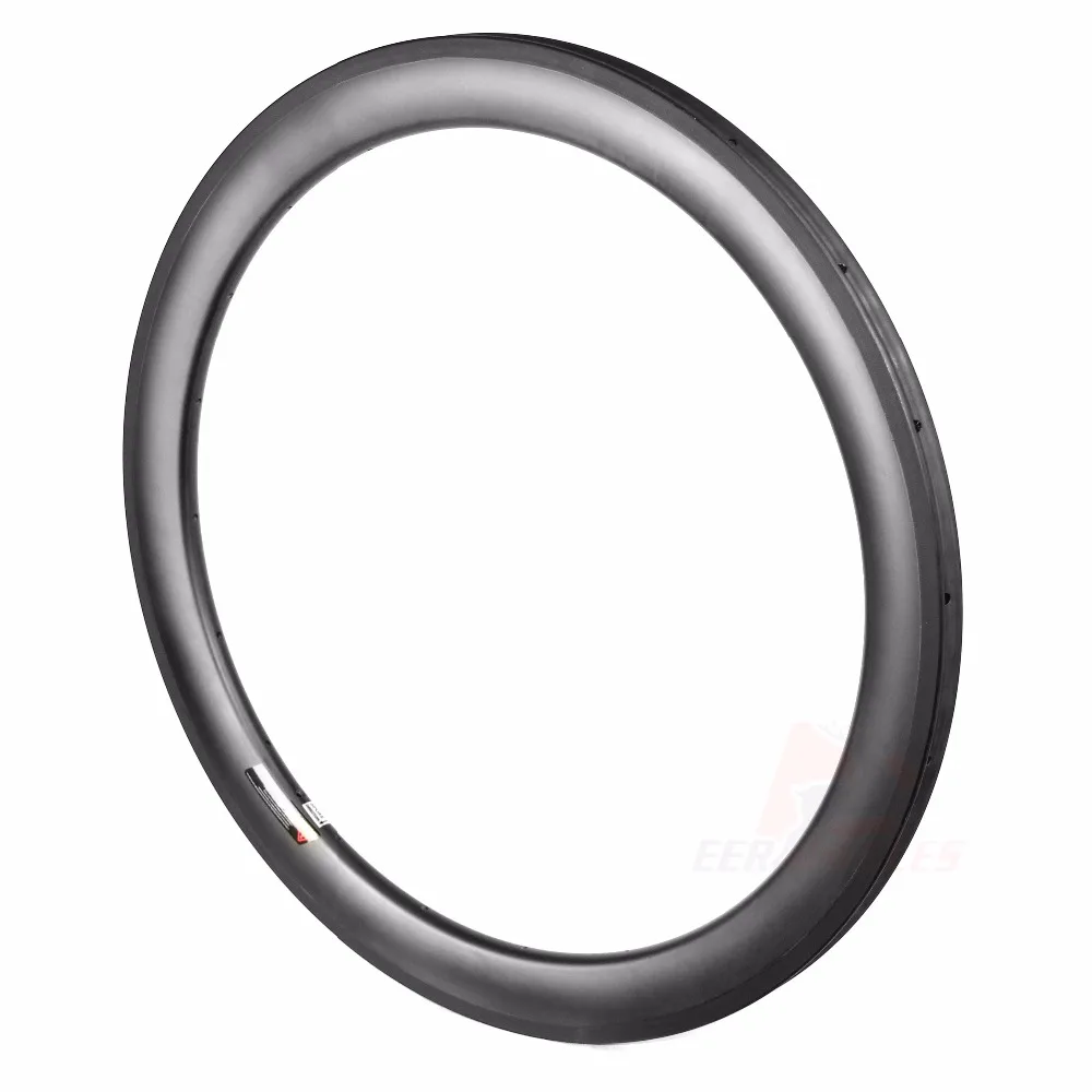Углеродные трубчатые дорожные велосипедные диски U-образной формы 425 г 700c 55 мм