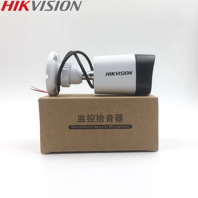 Внешний водонепроницаемый микрофон Hikvision соответствует стандарту CE FCC для записи