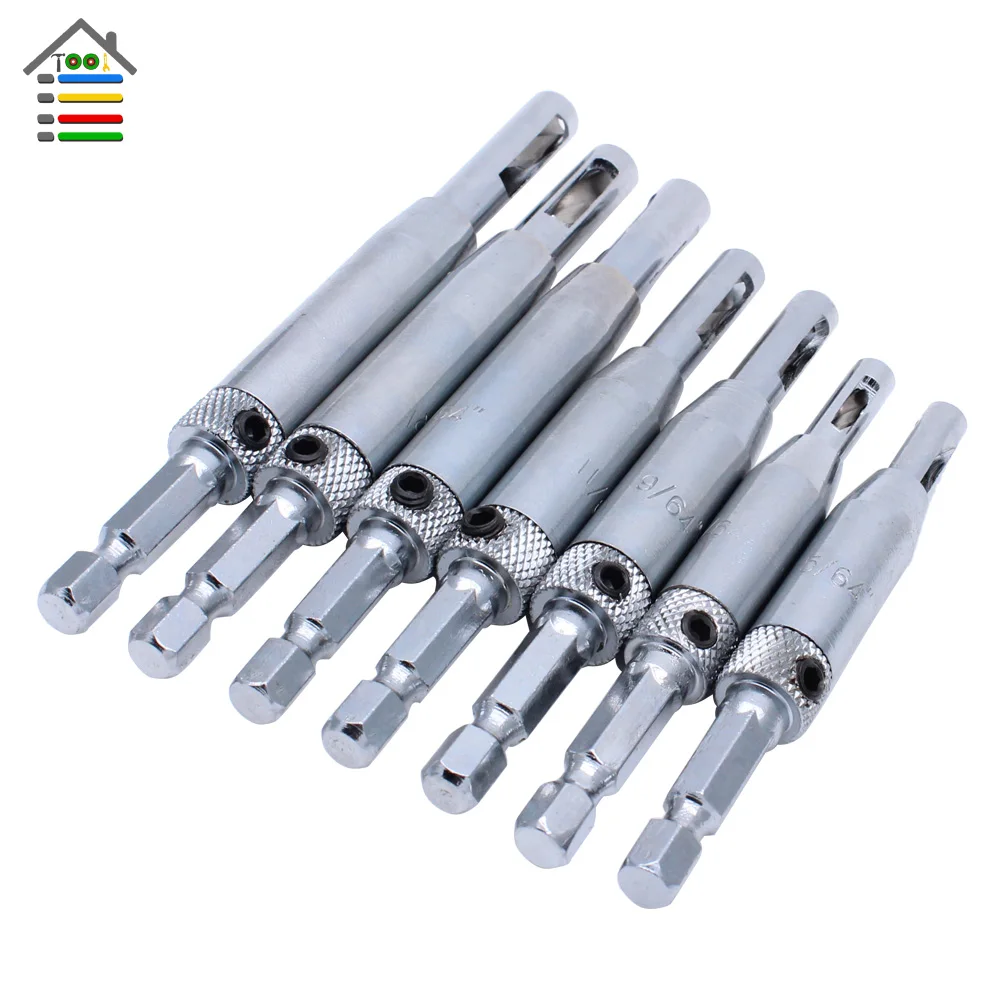 7 размеров сверла с самоцентрирующимся шарниром для окон дверей винтов пила