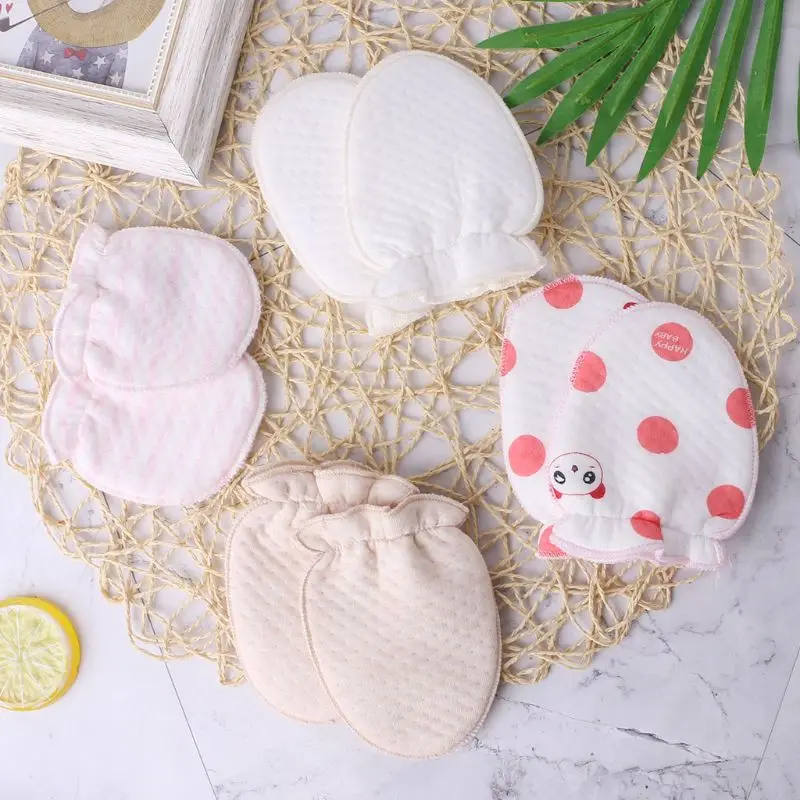 

1 Pair Baby Gloves Anti Scratch Warm Winter Newborn Face Protection Care Mitten