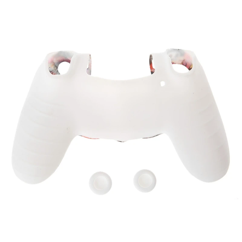Gamepad Controller Protective Cover Silicone Sleeve Guard + 2 Grip Caps For PS4 | Электроника
