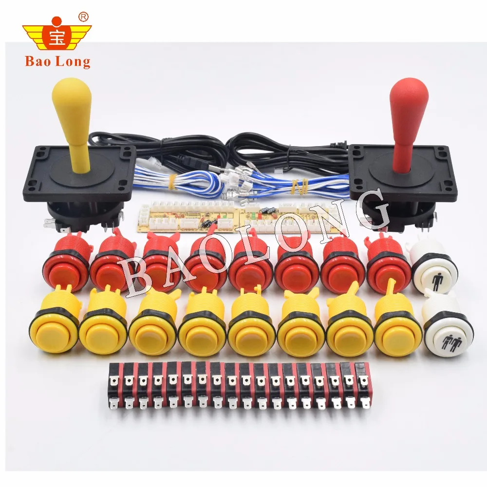 Высокое качество Аркада DIY Kit Zero Delay USB контроллер к ПК Подключение джойстик в