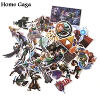 homegaga 44pcs the cartoon stickers for laptop skateboard motorcycle home decoration styling vinyl decals cool diy d1189
