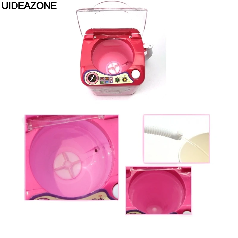 1 шт. Мини электрическая губка для удаления макияжа стиральная машина кукольный