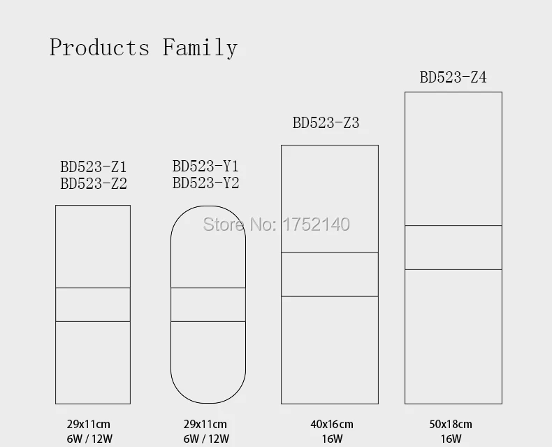 Современная приглушаемая светодиодная настенная лампа 2015 16 Вт 40x16 см
