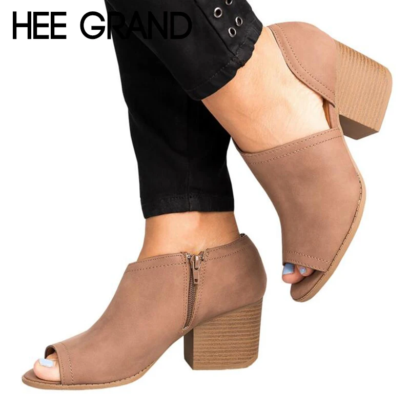 HEE GRAND/2018 г. новое поступление обувь с открытым носком в европейском и