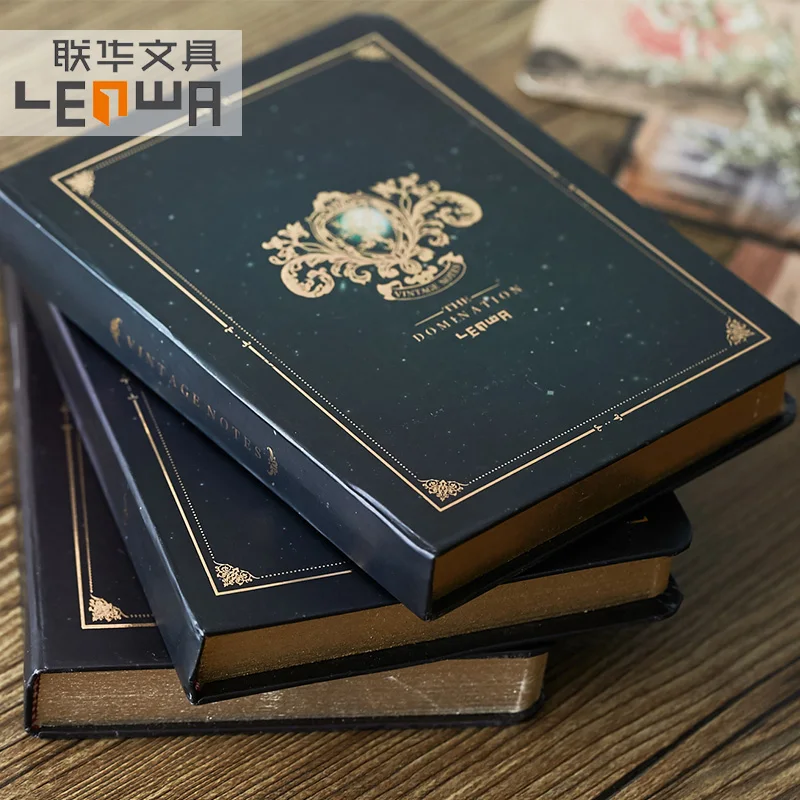 Записная книжка LENWA в стиле ретро записная с твердой поверхностью портативная