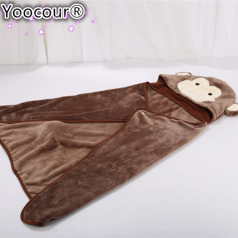 Новинка 2019 милая флисовая накидка для косплея в виде обезьянки и мыши с рисунками