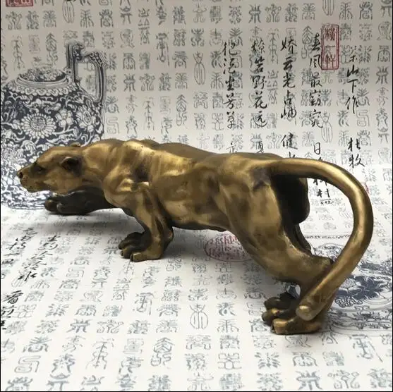 

Леопардовые украшения, готовые к леопардовым украшениям, коллекция скульптур, предметы из меди