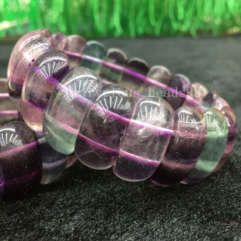 Flourite G8395 Обсидиан авантюрин Jaspe Flourite Кристалл Золотой Камень Синий Песок сердолик для женщин и мужчин браслет 7," WB618 - Окраска металла: Flourite G8395
