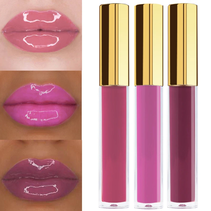 Частная этикетка для губ стекло блеск липкий высокий Глянец не матовый 40 цвет