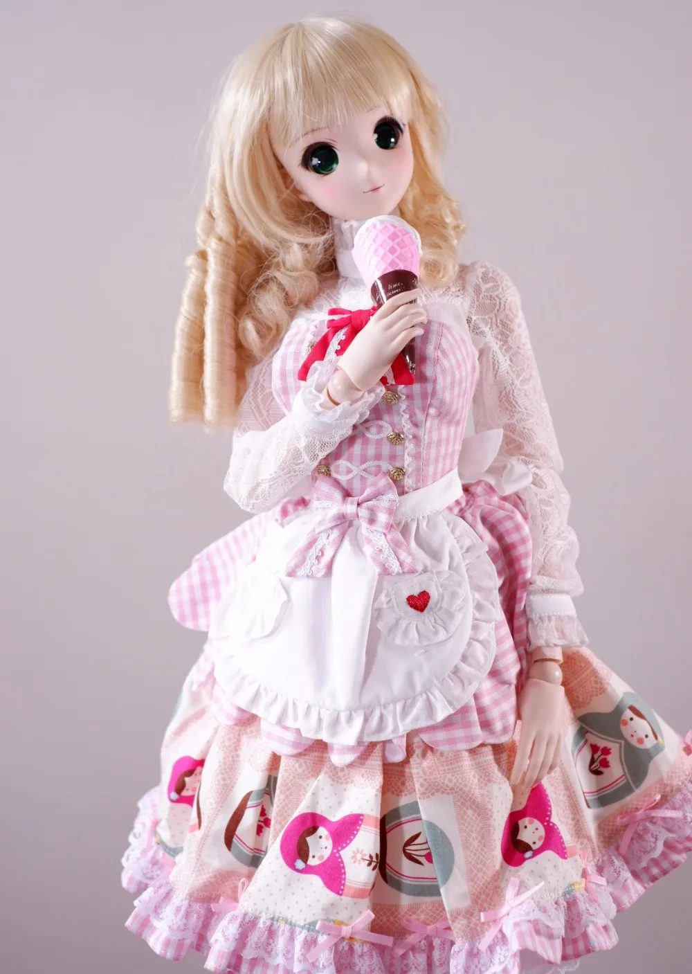 D01-P253 детская игрушка ручной работы 1/3 аксессуары для кукол BJD/SD кукла ванильный конус для мороженого 1 шт