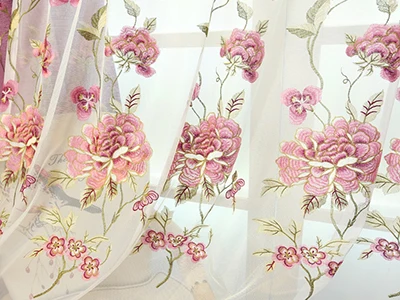 Tulle Европейские фиолетовые занавески для гостиной, вуаль, тюль для спальни, искусственная льняная затемненная занавеска, оконные занавески(БЕЗ БАЛДАХИНА - Цвет: Tulle
