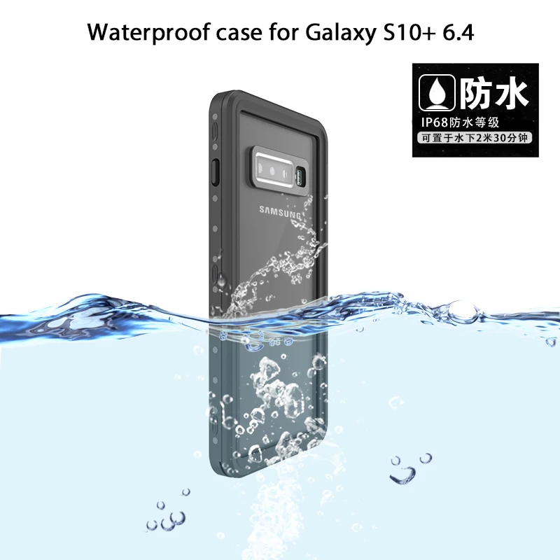 Водонепроницаемый чехол для Samsung Galaxy S10 / PLUS Redpepper IP68 ударопрочный серфинга с