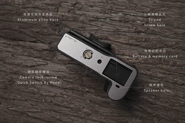 Полусумка для камеры Fuji X-H1 XH1 Mr.Stone натуральная кожа ручная работа боди