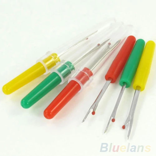 4 шт. пластиковая ручка резак для резьбы шва риппер инструмент шитья практичные