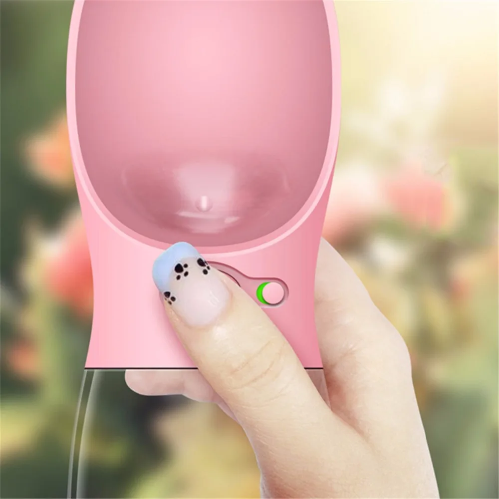 

350ml Portable Pet Water Bottle Leakproof Dog Cat Feeding Drinking Water Bottle Filter Bowl Dispenser For Outdoor Travel Sport