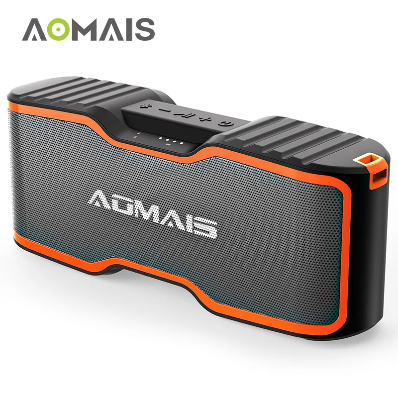 AOMAIS Спорт II + Bluetooth Динамик s Портативный IPX7 Водонепроницаемый 20 H воспроизведения