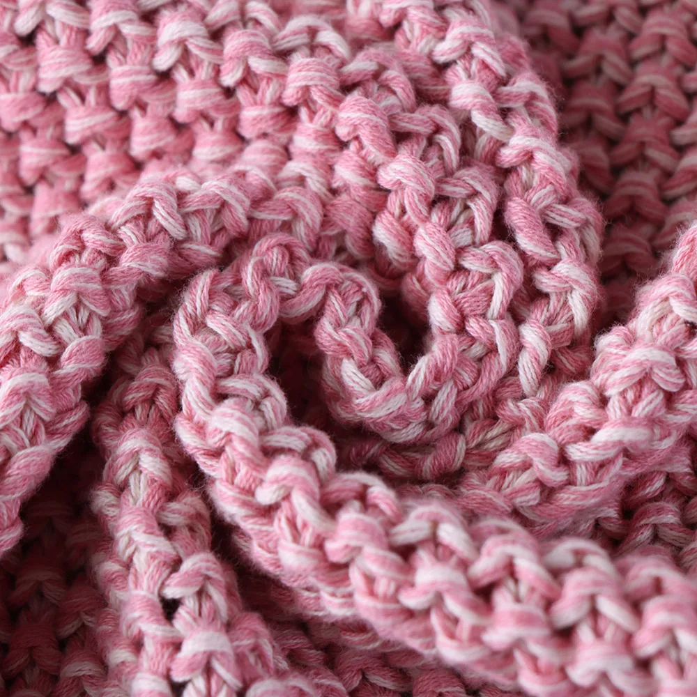 Покрывало для кровати дивана вязаное одеяло меховое декоративное
