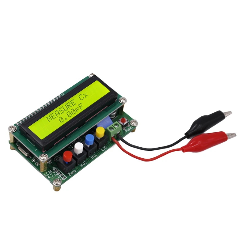 Цифровой ЖК дисплей таблица индуктивности емкость L/C метр конденсатор тестовые