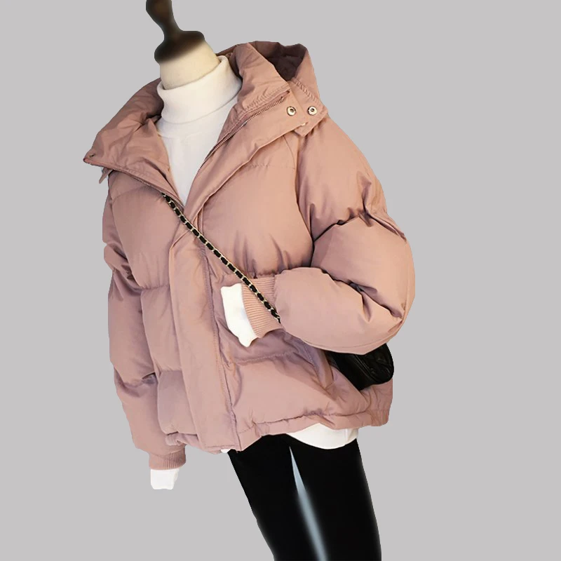 2018 зимняя куртка пальто для женщин теплый пуховик с хлопковой подкладкой - Фото №1