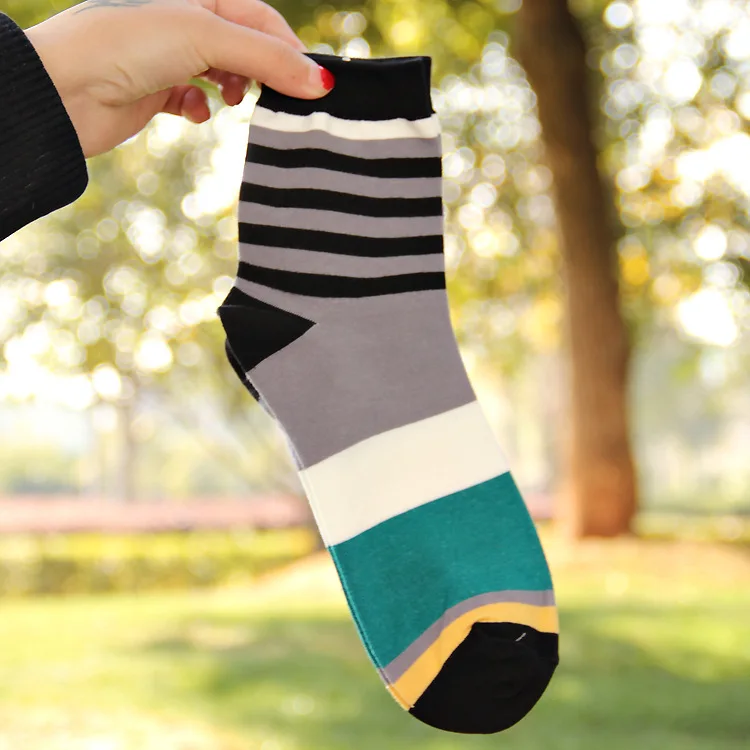 5 пар новых летних и осенних мужских носков высококачественные мужские носки с