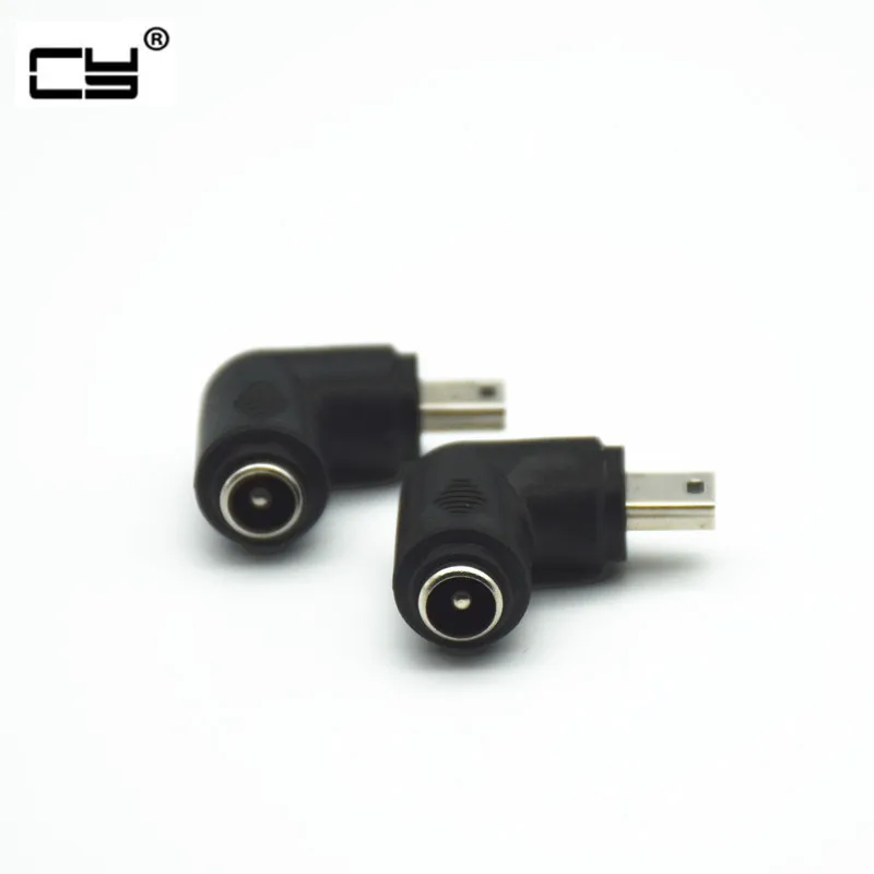 Мини usb 5Pin папа к DC разъем питания 5 2 1 мм зарядное устройство адаптер под прямым