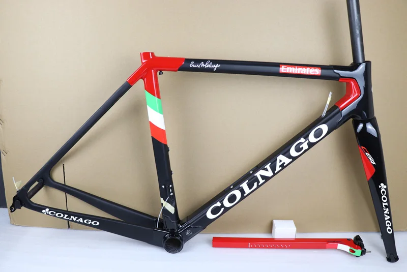 Colnago C64 углеродный шоссейный велосипед рама прямое Крепление тормоза, углеродный руль для велосипеда рамка, больше цветов доступны дороги углерода Комплект