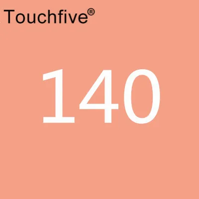 140 1 шт. TouchFive опционально 168 цветов эскизные маркеры на спиртовой основе маркеры цветной маркер набор художественные принадлежности ручка для школы - Цвет: 140