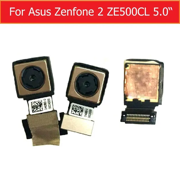 Оригинальная задняя камера для Asus Zenfone 2 ZE500CL Z00D 5," Задняя камера большая фронтальная камера с гибкими запасными частями