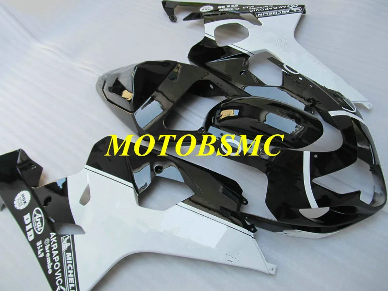 Набор обтекателей мотоцикла для GSXR600 750 K4 04 05 GSXR 600 GSXR750 2004 2005 ABS Whtie глянцевый черный